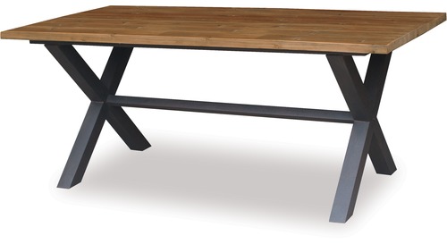 Cross 1800 6-pce Dining Suite - 4 x Chairs & Bench 